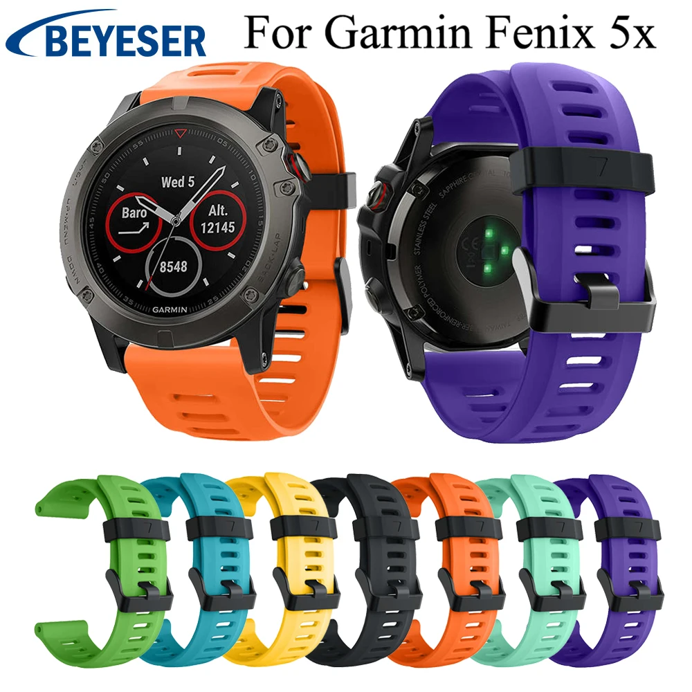 

Watchband For Garmin Fenix 3/3 HR 26mm Replacement Watch Band for Garmin Fenix 5X Belt Quick Replacement Fit Band bracelet strap