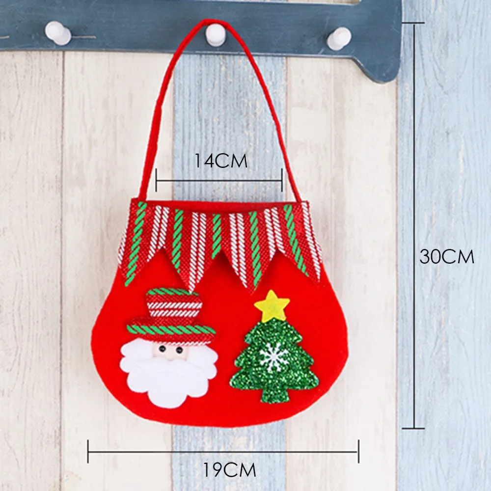 Подарочные пакеты для конфет с милым Санта Клаусом снеговиком медведем оленем