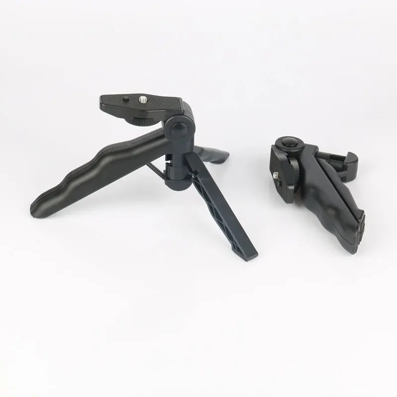 Universal Mini Tripod Rotation Desktop &amp Handle Stabilizer With Cell Phone Holder and Adapter For Mobile Camera | Электроника