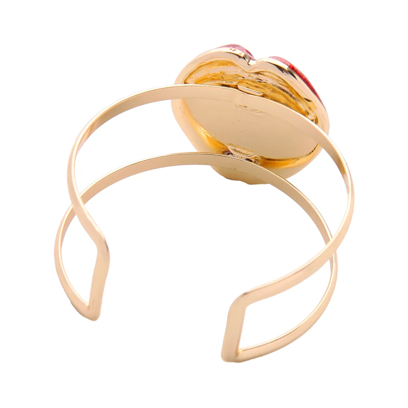 Оптовая цена красные эмалированные хрустальные браслеты для губ новинка 2017