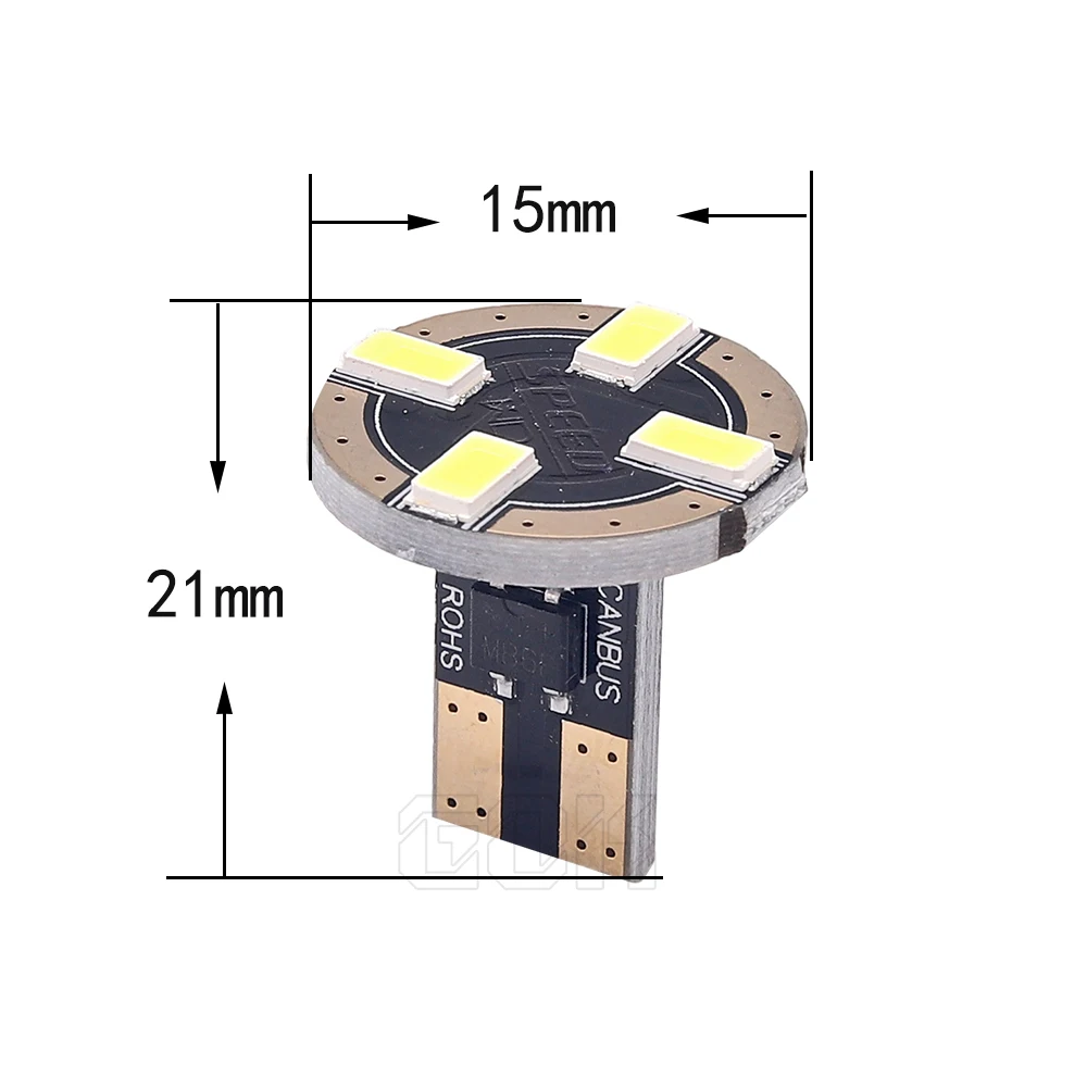 Автомобисветодиодный Светодиодная лампа t10 4SMD 5730 светодиодная CAN-шина