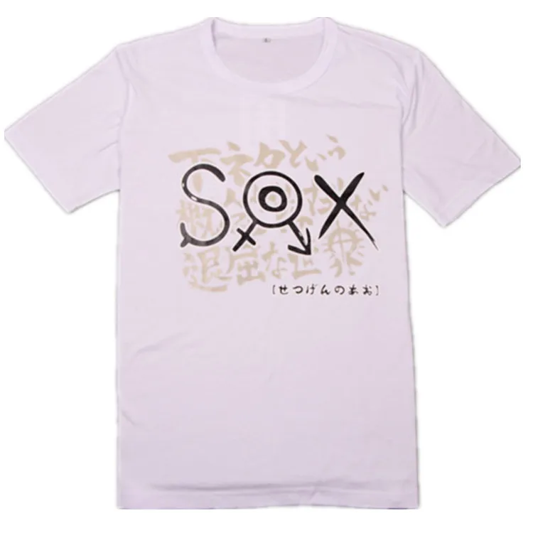 Милая футболка с единорогом SOX хлопковая Футболка Shimoneta to Iu Gainen ga Sonzai Shinai Taikutsu na Sekai