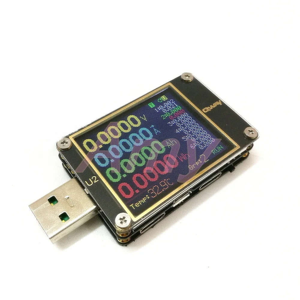 WEB U2 USB тестер вольтметра QC4 + PD3.0 2 PPS для быстрой зарядки|Интегральные схемы| |
