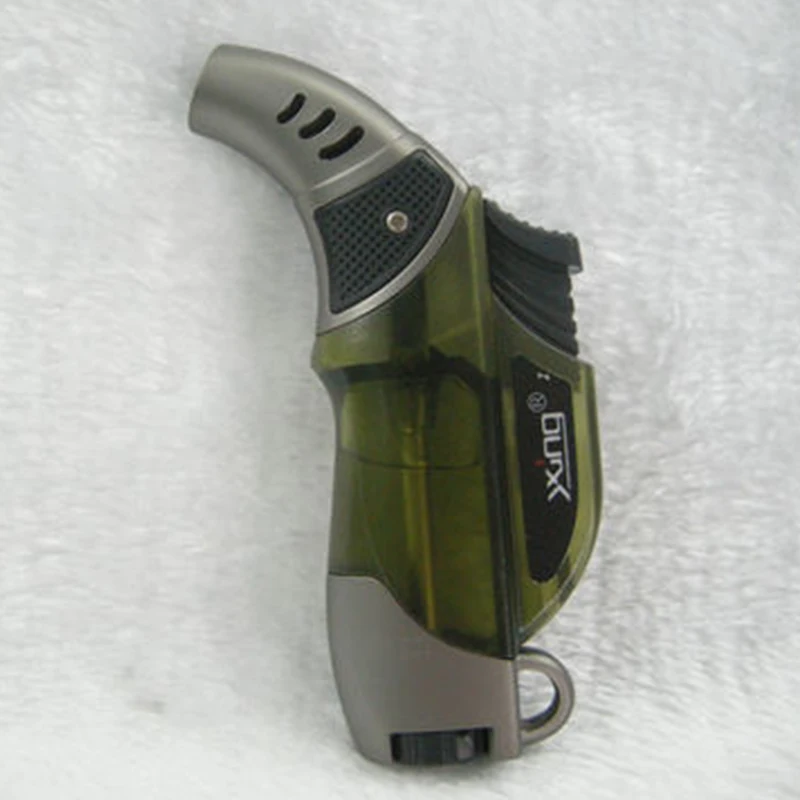 

Outdoor Torch Turbo Lighter Jet Butane Cigar Lighter Gas Cigarette 1300 C Spray Gun Fire Windproof Lighter No Gas