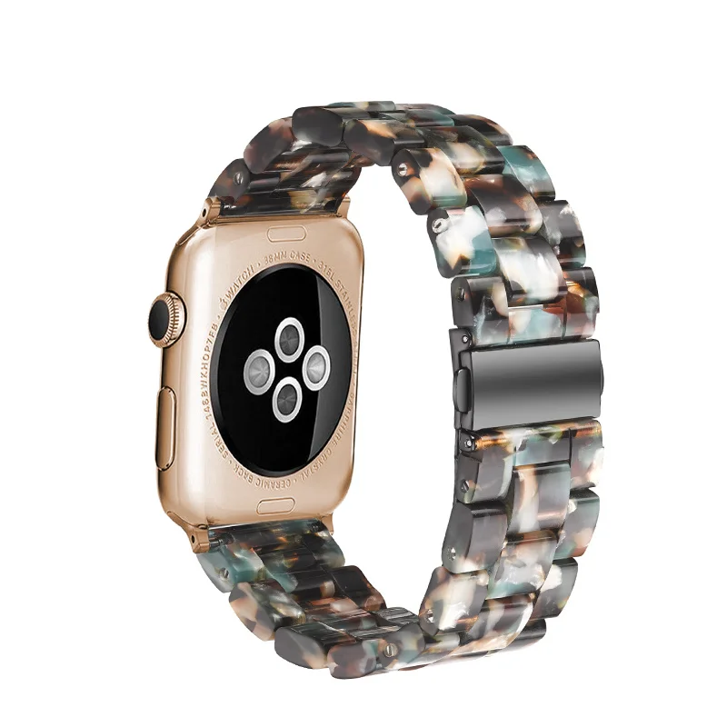 Ремешок из смолы для Apple watch band 5 4 3 2 1 для iwatch band 42 мм 38 мм 44 мм 40 мм аксессуары браслет ремень