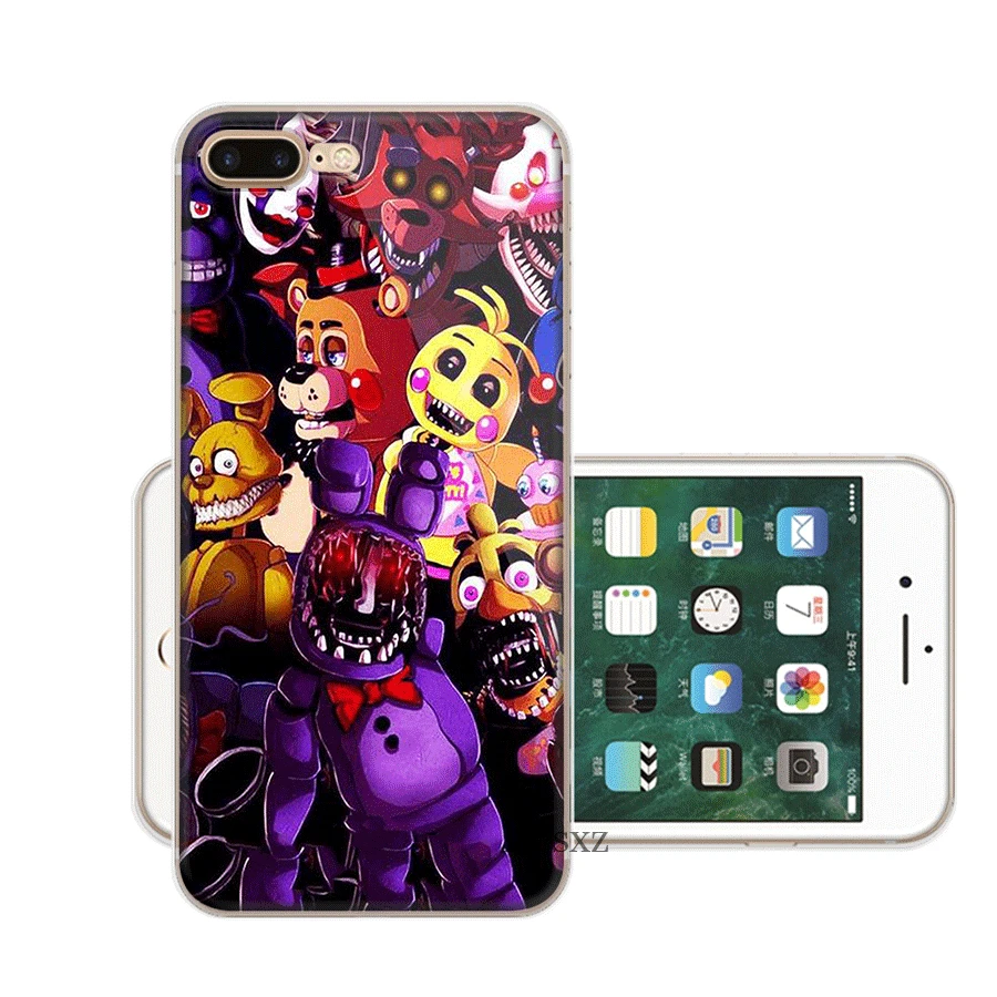 Чехол для телефона Жесткий iPhone 11 Pro X XR XS Max 6 6s 7 8 Plus 5 5s SE чехол Фредди пять ночей |
