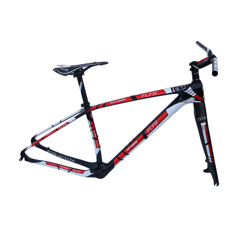 

FCFB MTB carbon frame15/17/19/21inch bicycle 29er carbon frame carbon mountain bike frame disc carbon mtb frame PF30