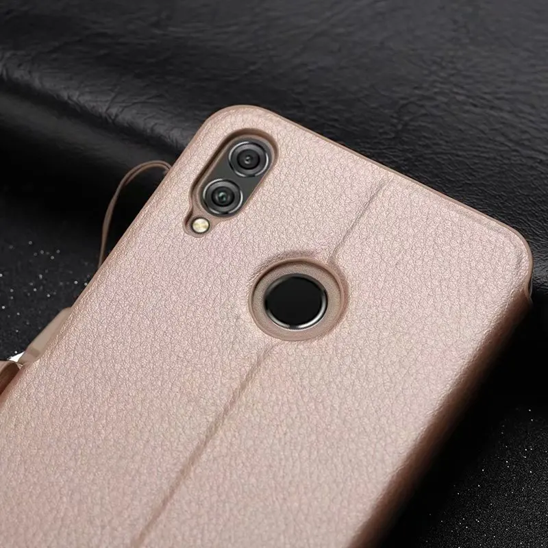 Чехол для Honor 8X Max кожаный чехол-книжка с подставкой Huawei чехол ремешком | Мобильные