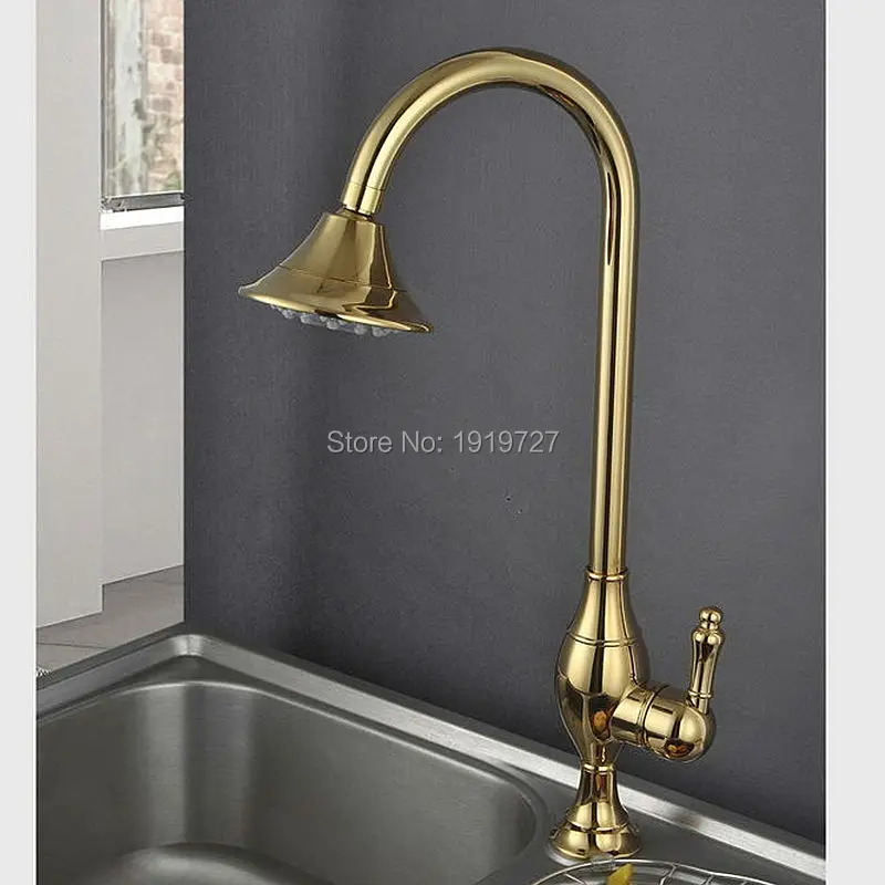 Высокое качество 100% Твердая латунь современный 120 градусов Поворотный кухонный