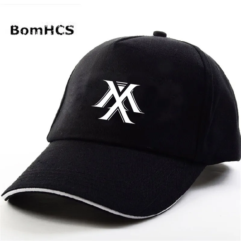 

BomHCS Kpop Monsta X бейсболка Fanshion Регулируемая хлопковая велосипедная деталь