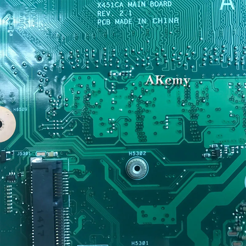 X451CA материнская плата для For Asus X451C F451 F451C ноутбука Материнская Тест 100% ОК REV: 2 0 2117U