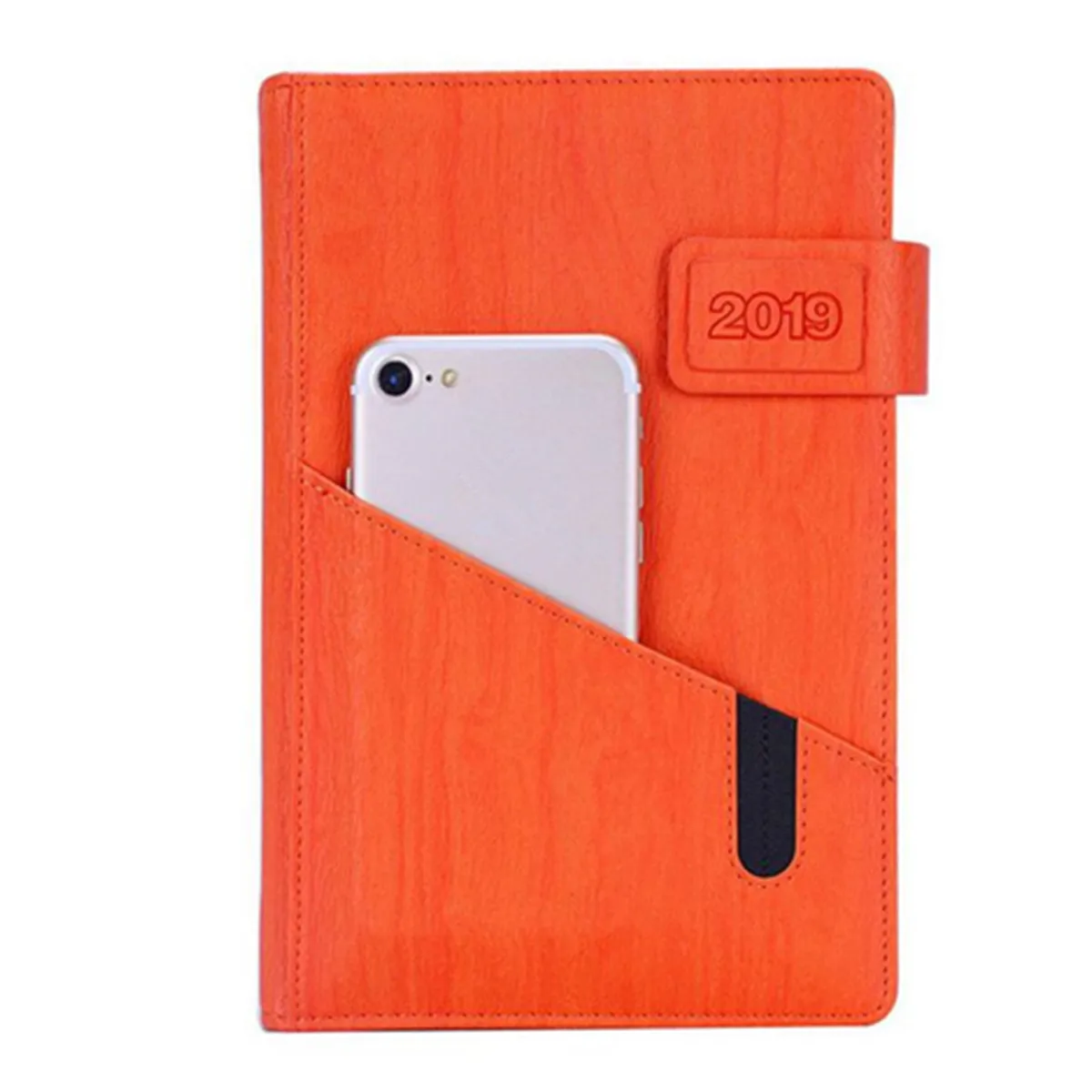 Тёмно-синий A5 Planner Diary Scheduler School Study Notebook Diary Weekly Planner Notebook School Office Supplies for Phone - Цвет: Тёмно-синий