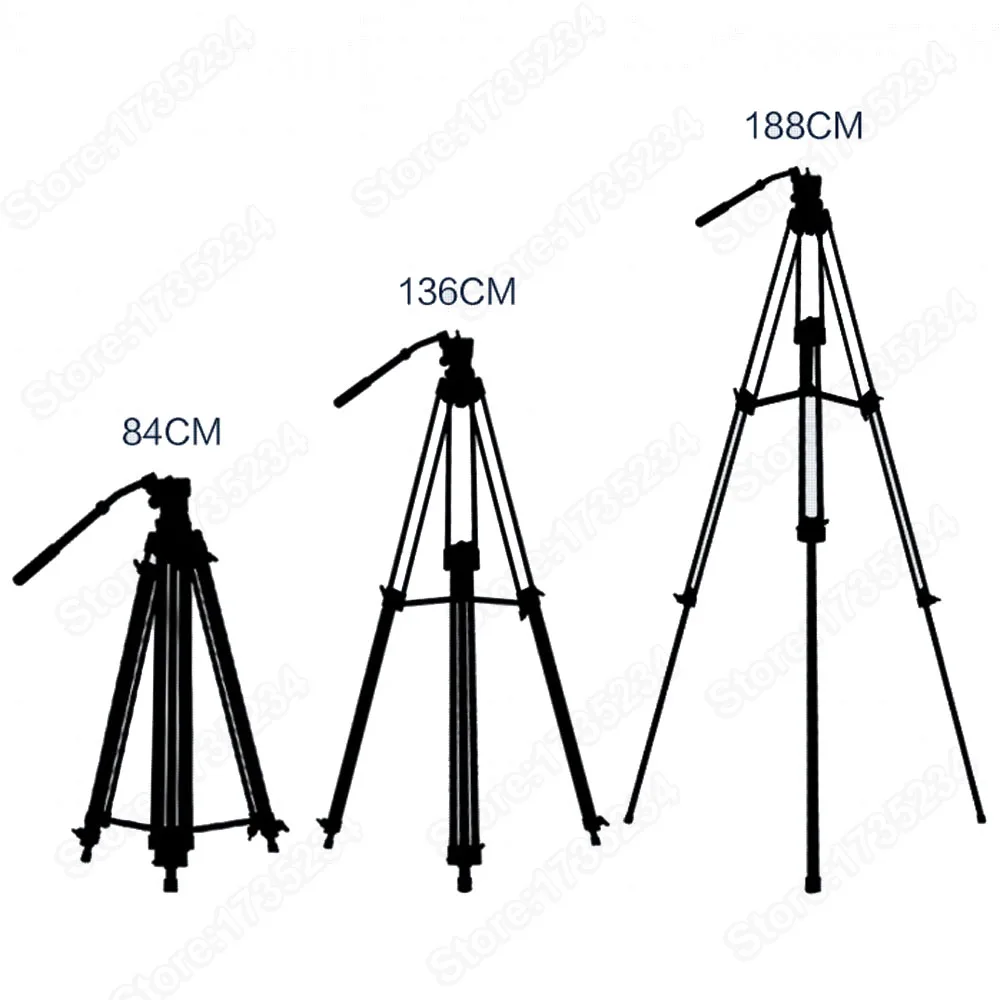 Новый WF718 профессиональный видео штатив DSLR камера треножный Штатив для тяжелых