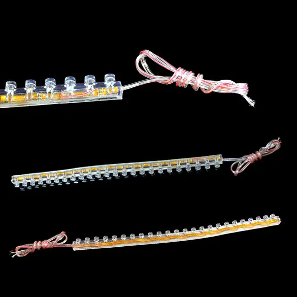 Красный 24leds гибкий автомобильный светильник водонепроницаемая лампа DXY88 |