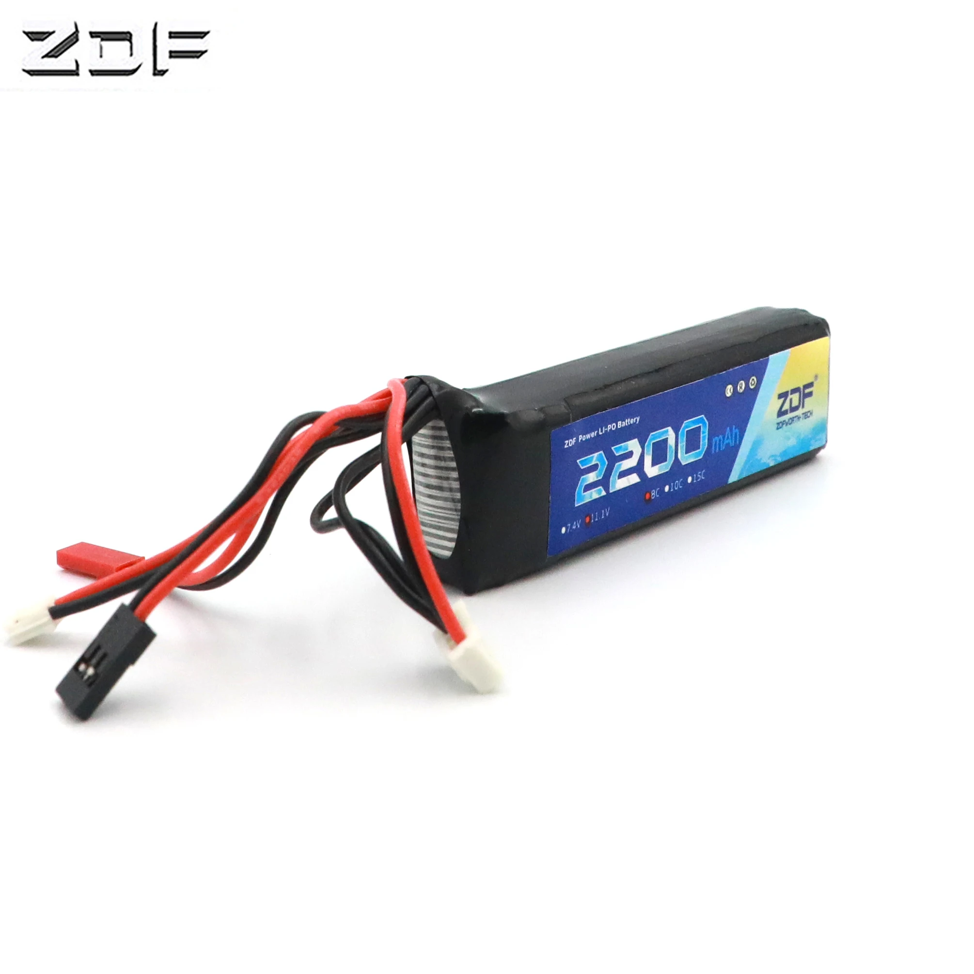ZDF 3S Lipo Battery 11 1 В 2200 мАч 8C RC Parts JST SM 2Pin 4Pin AKKU Bateria для радиоуправляемого передатчика
