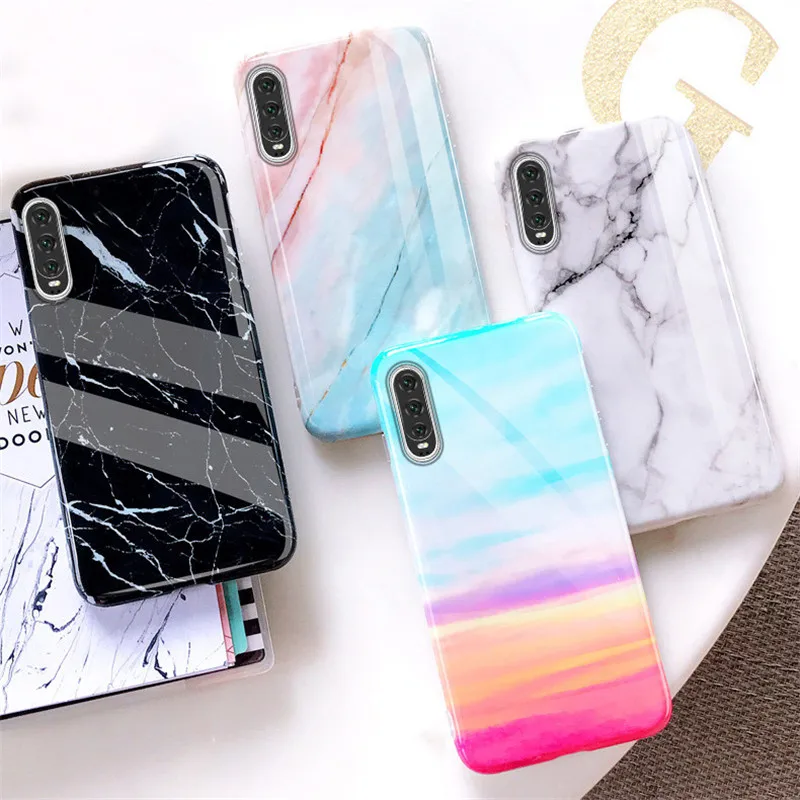 Мраморный силиконовый, мягкий, телефонный чехол для huawei P30 Lite, чехол для huawei P30 Pro P20 Lite mate 20 P Smart Plus Nova 3i, роскошный чехол