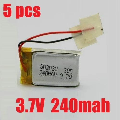 5pcs/lot Syma S107 S107G S105G S108 S108G S107N S026 S026G S111G Helicopter Spare Parts 3.7v 240mah lipo battery Free Shipping | Игрушки и