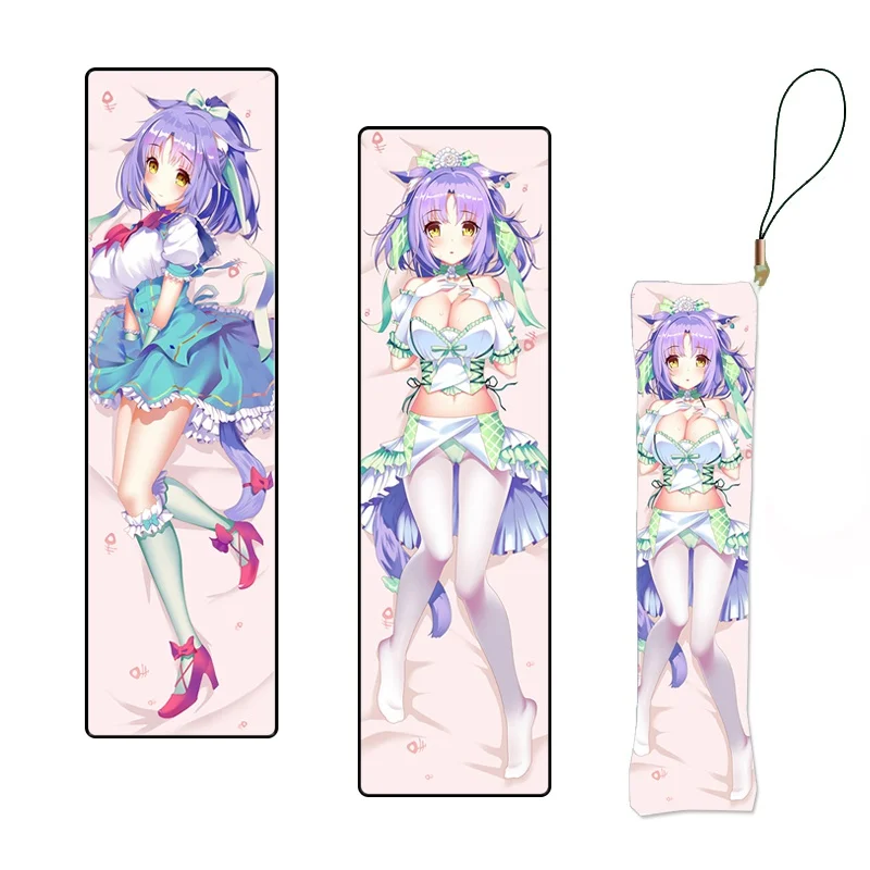 Аниме брелок игра Nekopara Cinnamon Mini Dakimakura сумка висячий ремешок для телефона на заказ|