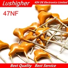 100 шт. 47NF 0,047 мкФ 10% 5,08 мм 473K50V многослойный монолитный керамический конденсатор 0805