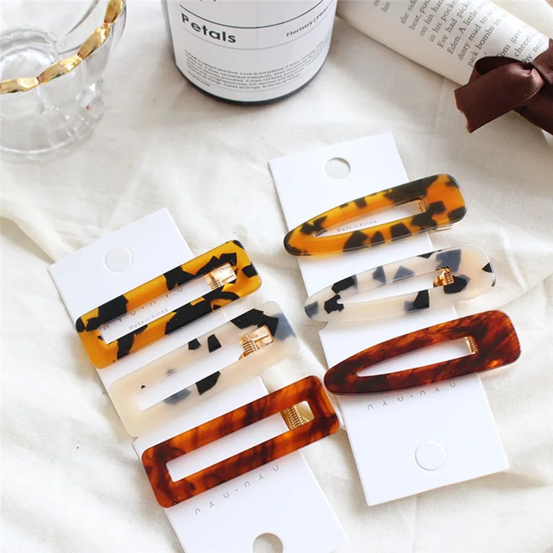 Заколка для волос PINKSEE корейский дизайн заколка с леопардовым принтом головные