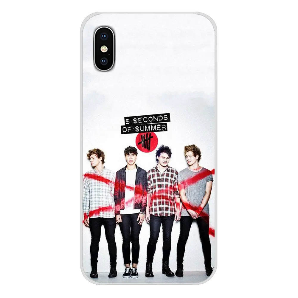 5 секунд лета 5sos для Xiaomi Redmi 4A S2 Note 3 3S 4 4X5 Plus 6 7 6A Pro Pocophone F1 аксессуары чехлы
