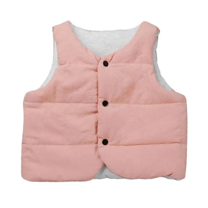 Зимние плотные топы для детей пуховый хлопковый жилет мальчиков и девочек