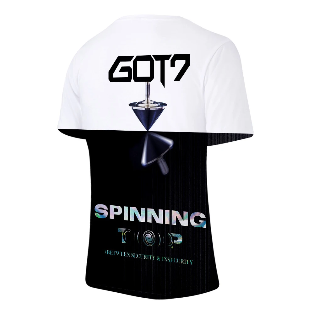 Мужская/Женская Повседневная футболка в стиле хип-хоп с 3D принтом GOT7 Jackson YoungJae