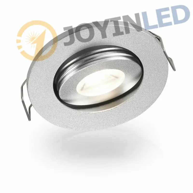 10 шт./лот серебристый цвет 3 Вт миниатюрный светодиодный светильник комнатные