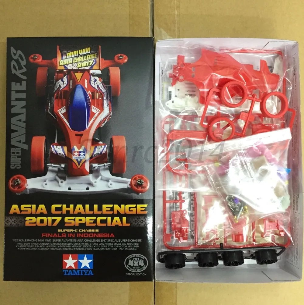 Tamiya 95351 1/32 Mini 4WD Super Avante RS Special II Asia Challenge 2017|Детали и аксессуары| |