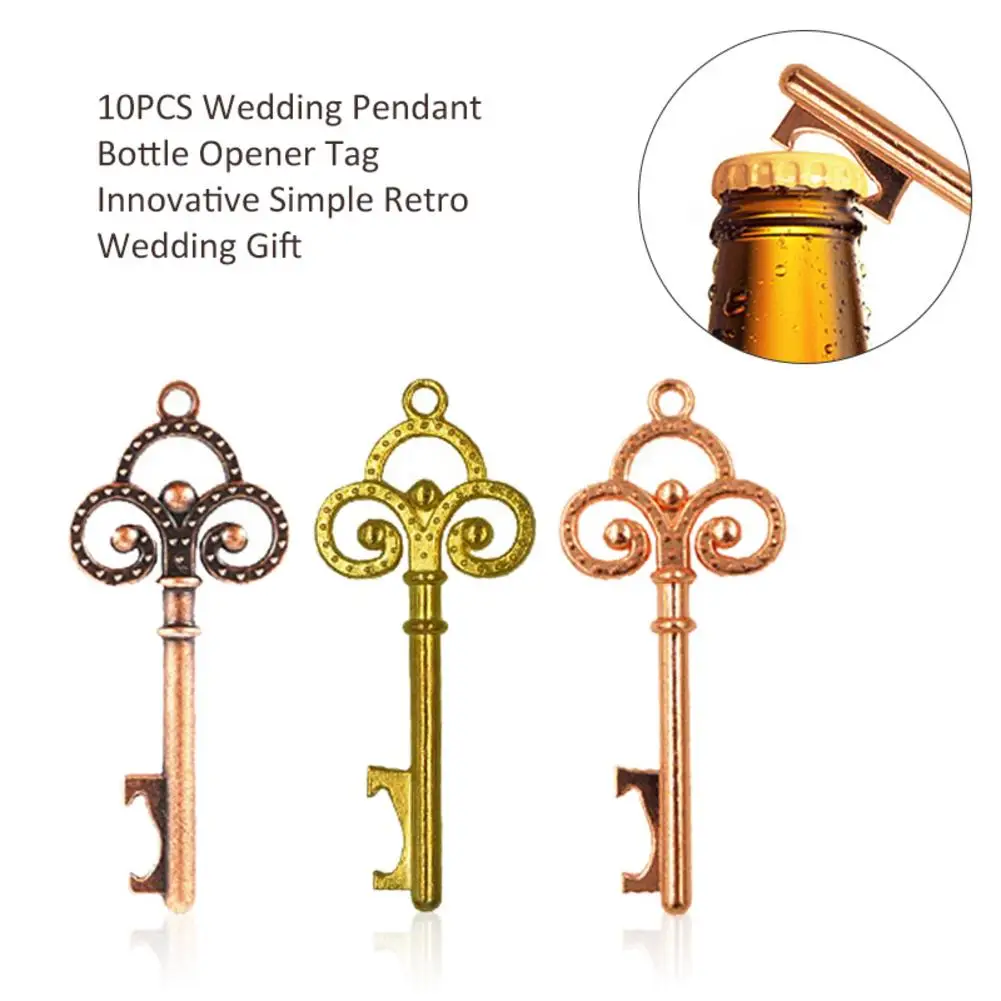 10 шт. открывалка для бутылок свадебная подвеска креативный простой ретро