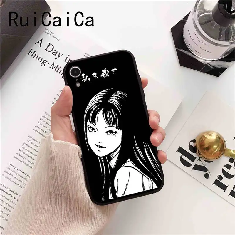 Ruicaica японский ужас комикс томие на заказ фото Красочный милый чехол для iPhone X XS MAX 6
