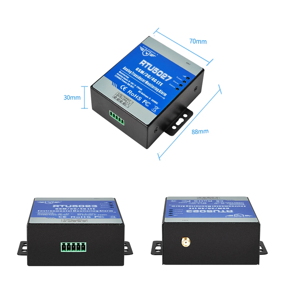 GSM Modbus RTU аналоговый преобразователь 0-5 В контроль напряжения сигнализация сбоя