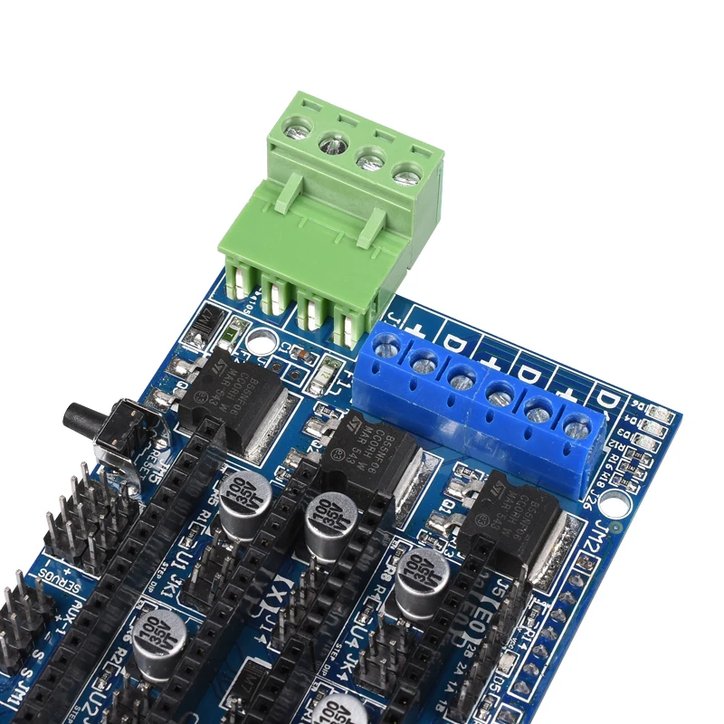 Запчасти для 3D принтера плата управления Ramps 1 5 Upgrade Base on 4 12V Reprap Mendel Mega2560 Motherboad A4988