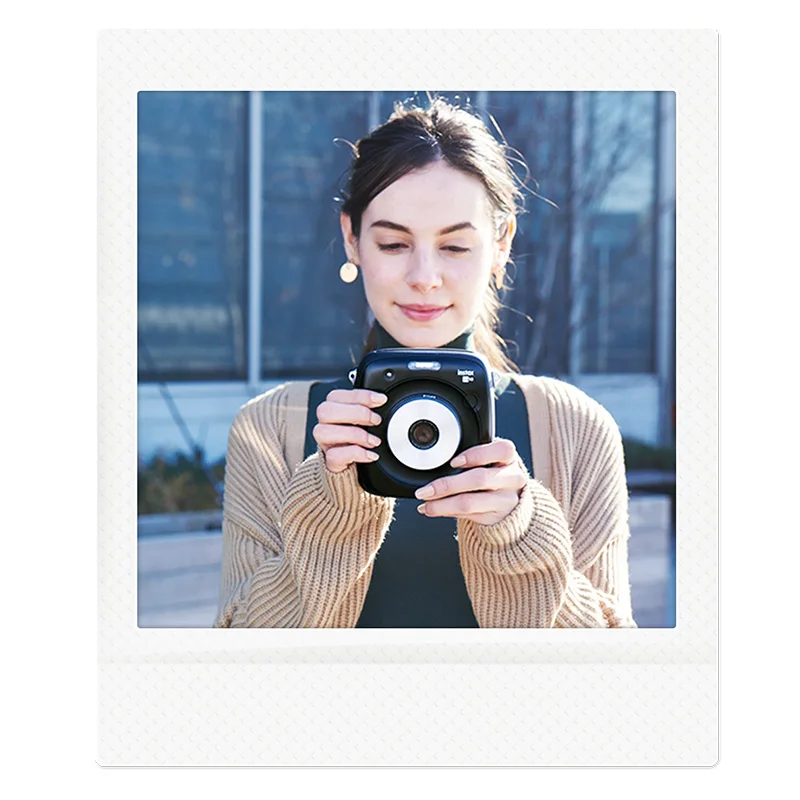Оригинальный Fujifilm Instax квадратный мгновенный белый край пленка 10 листов для SQ10