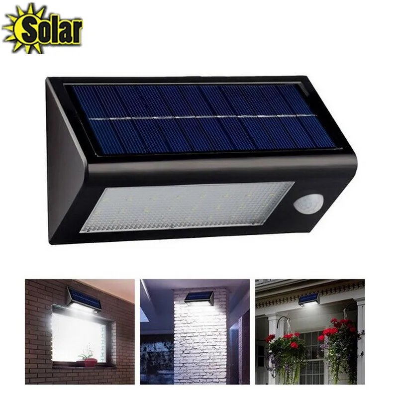 32 светодиодный датчик движения PIR на солнечной батарее светильник s наружный