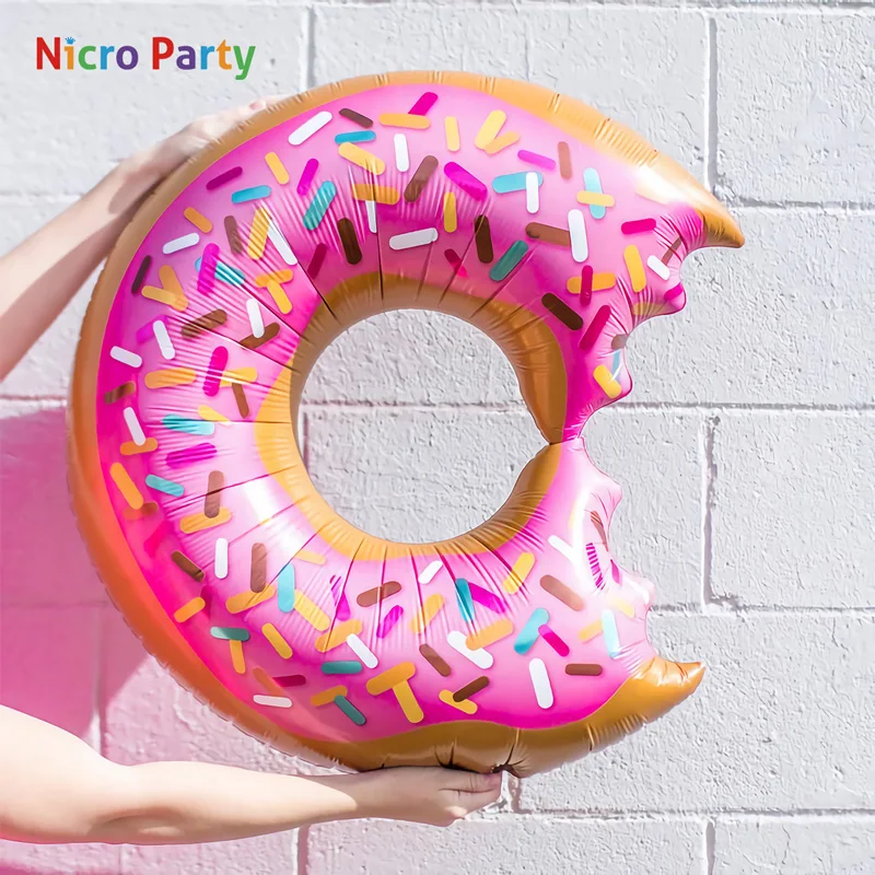 Nicro 20 шт./компл. пончик Grow Up детский день рождения девочки мальчика комплект украшений для вечеринки розового и зеленого цветов LovelyDecor вечерние дома Новые DIY# Set96