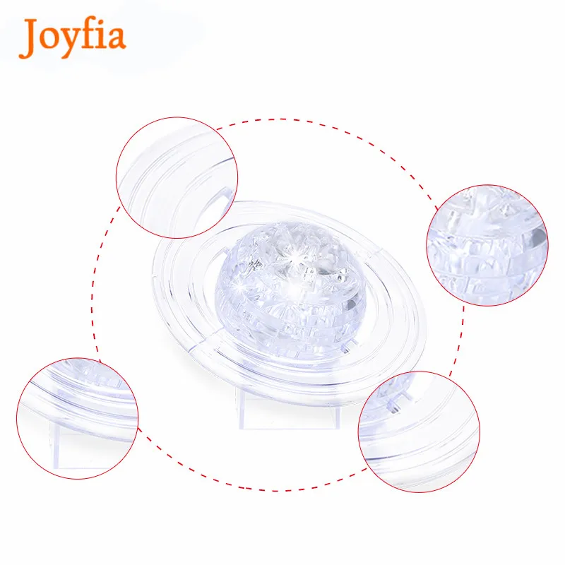 

3D Crystal Puzzle Three-Dimensional Planet Saturn Puzzles Jigsaw Model Children Kids Educational Toys Home Decoration Gift