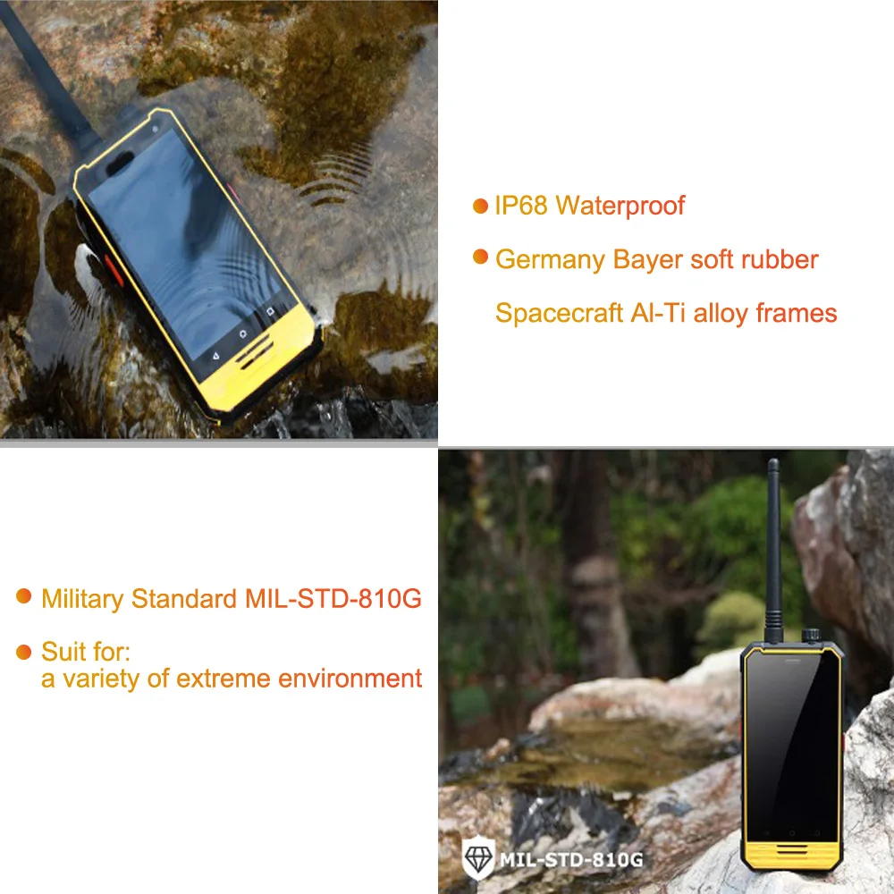 Nomu T18 IP68 водонепроницаемый ударопрочный мобильный телефон рация MTK6737T четырехъядерный 4," HD 2 ГБ+ 16 Гб 5200 мАч OTG+ NFC Смартфон
