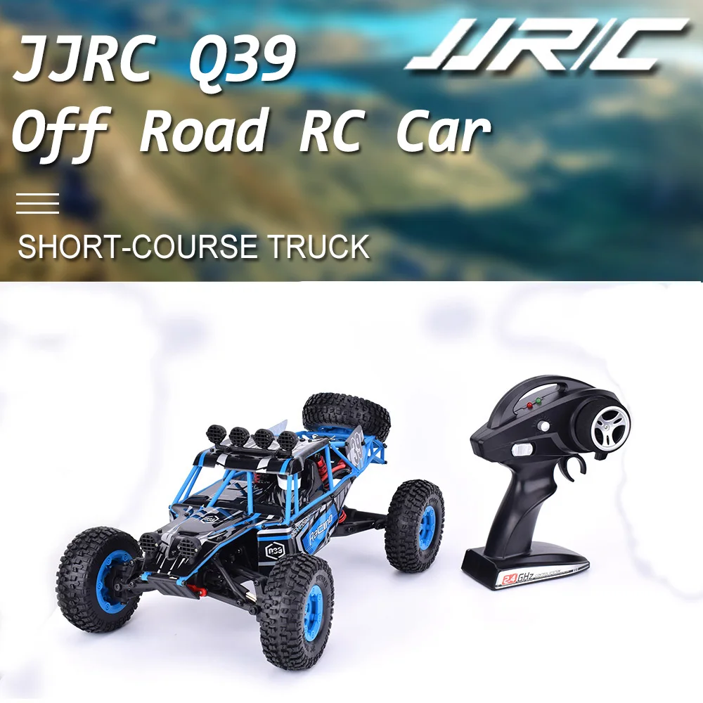 JJRC Q39 RC автомобиль 1:12 2 4G 4WD пустынный короткий грузовик RTR 35 км/ч быстрая скорость с
