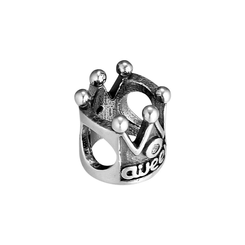 CKK Бусины Корона-Подвеска Серебро 925 оригинальный подходят для браслетов Pandora