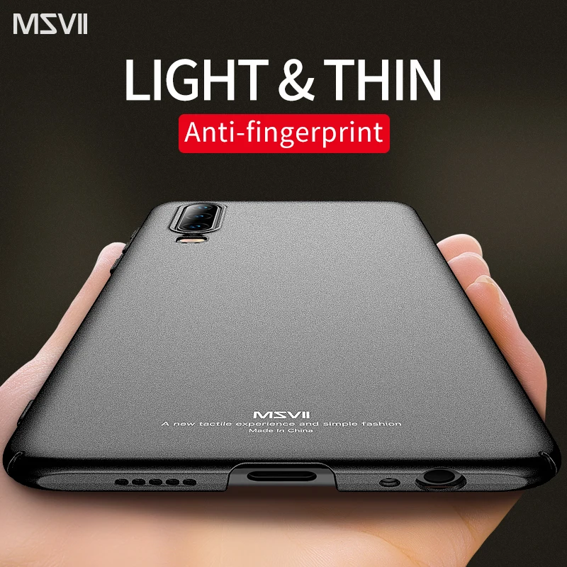 Huawei P30 Pro Чехол MSVII тонкий матовый чехол для huawei P 30 Lite Матовый Жесткий из