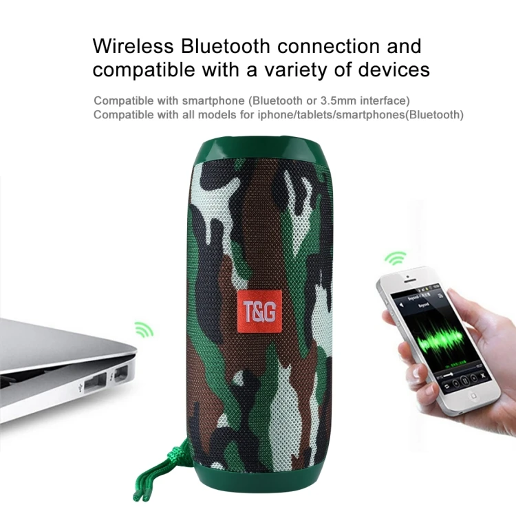 10 Вт TG117 Bluetooth портативный динамик беспроводной наружная Колонка сабвуфер
