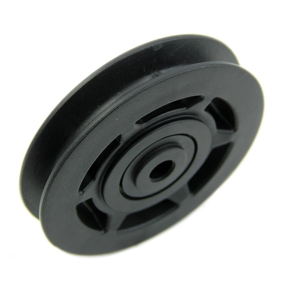 

95mm Black Bearing Pulley Wheel Cable Gym Equipment Part Wearproof