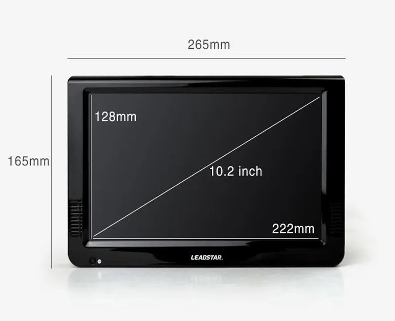 Leadstar 10," ЖК-дисплей DVB-T/T2 цифровой/аналоговый Портативный AC3 ТВ MP3 MP4 плеер Поддержка TF/USB/AV Порты и разъёмы может быть как автомобиль цифрово