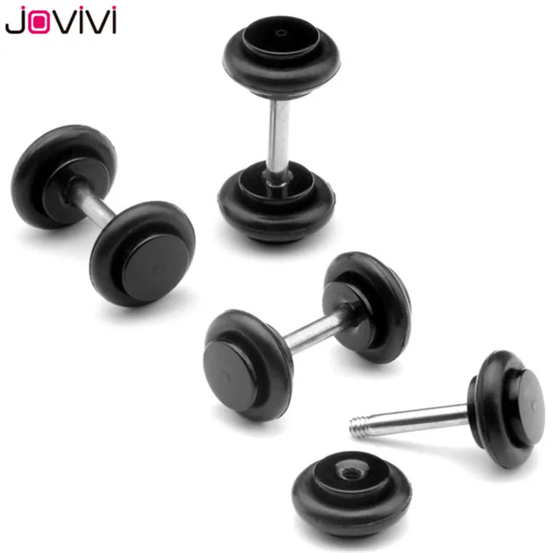 JOVIVI смешанные 18 г черные акриловые Поддельные Вилки висячие серьги с