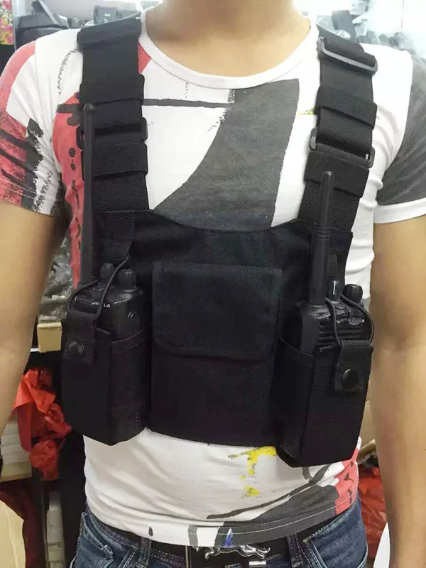 Honghuismart Walkie Talkie Тактический нейлоновый чехол для рации kenwood motorola baofeng tyt quansheng yaesu и