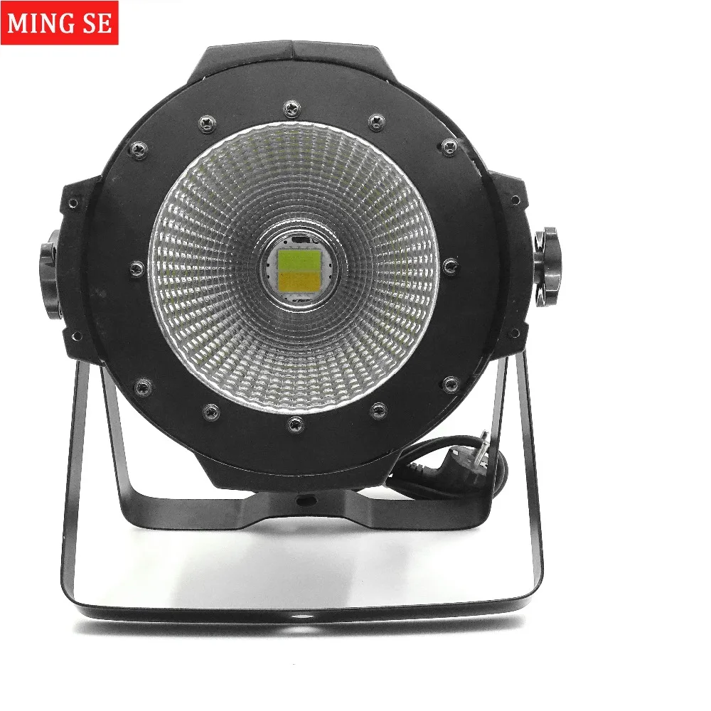 Светодиодные прожектора COB Light 100 Вт алюминиевые радиаторы с высокой мощностью рассеивания DJ DMX Светодиодный луч стирка стробоскоп эффект сценическое освещение, холодный белый и теплый белый