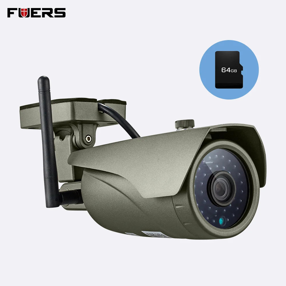 Водонепроницаемая IP камера FUERS с функцией просмотра в реальном времени Wi Fi Full HD