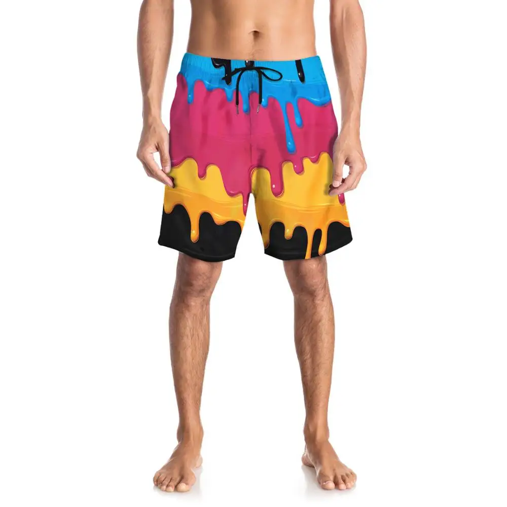 2019 новые цветные граффити модные пляжные брюки повседневные дорожные мужские