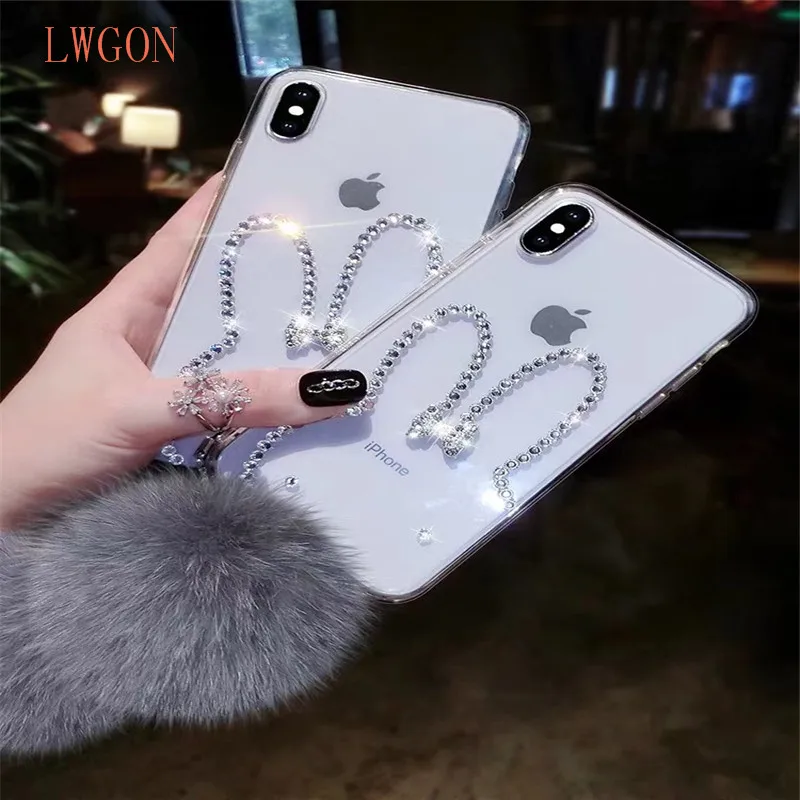 Чехол с алмазным кольцом для VIVO Y95 Y93 Y81i Y71i Y97 X23 Voor v11i Z3i V9 Блестящий Прозрачный